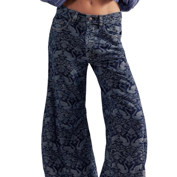 Free People Denim - Free People We The Free Eden Slouch Swan Song Jeans Size 31 (Sold Out Color-way)